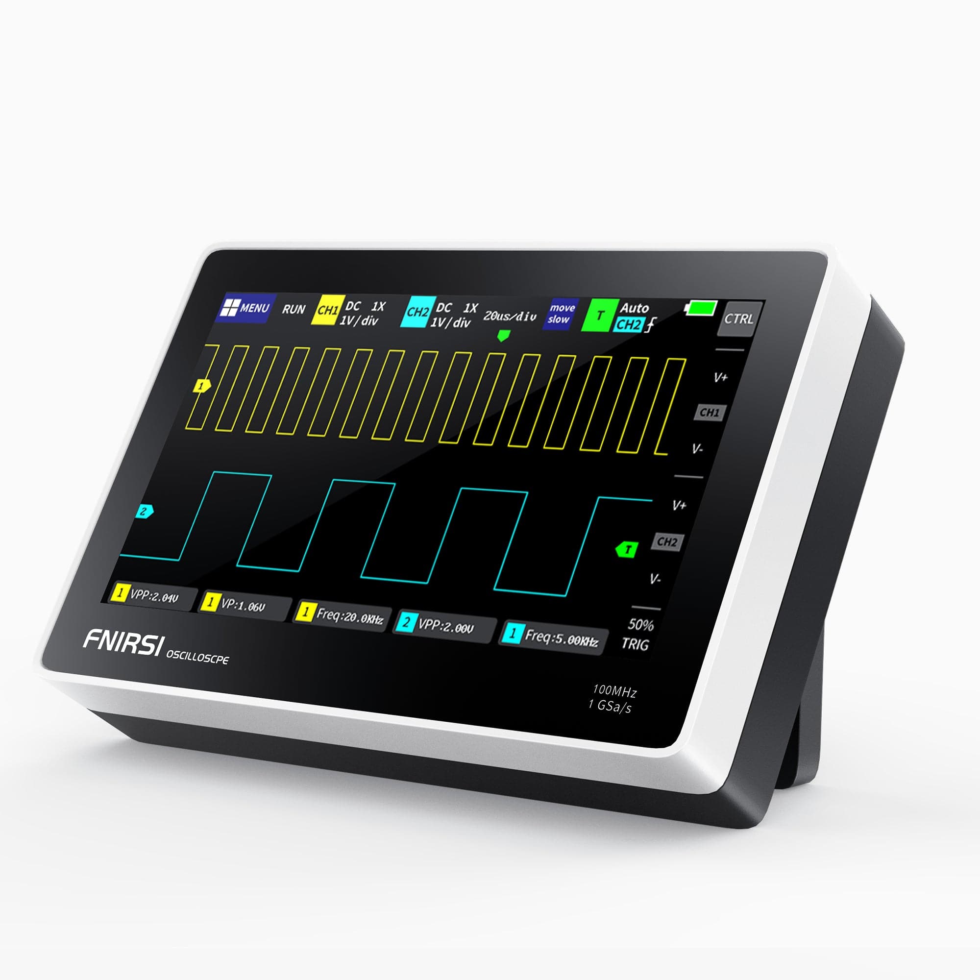 FNIRSI 1013D — Osciloscopio tipo tablet