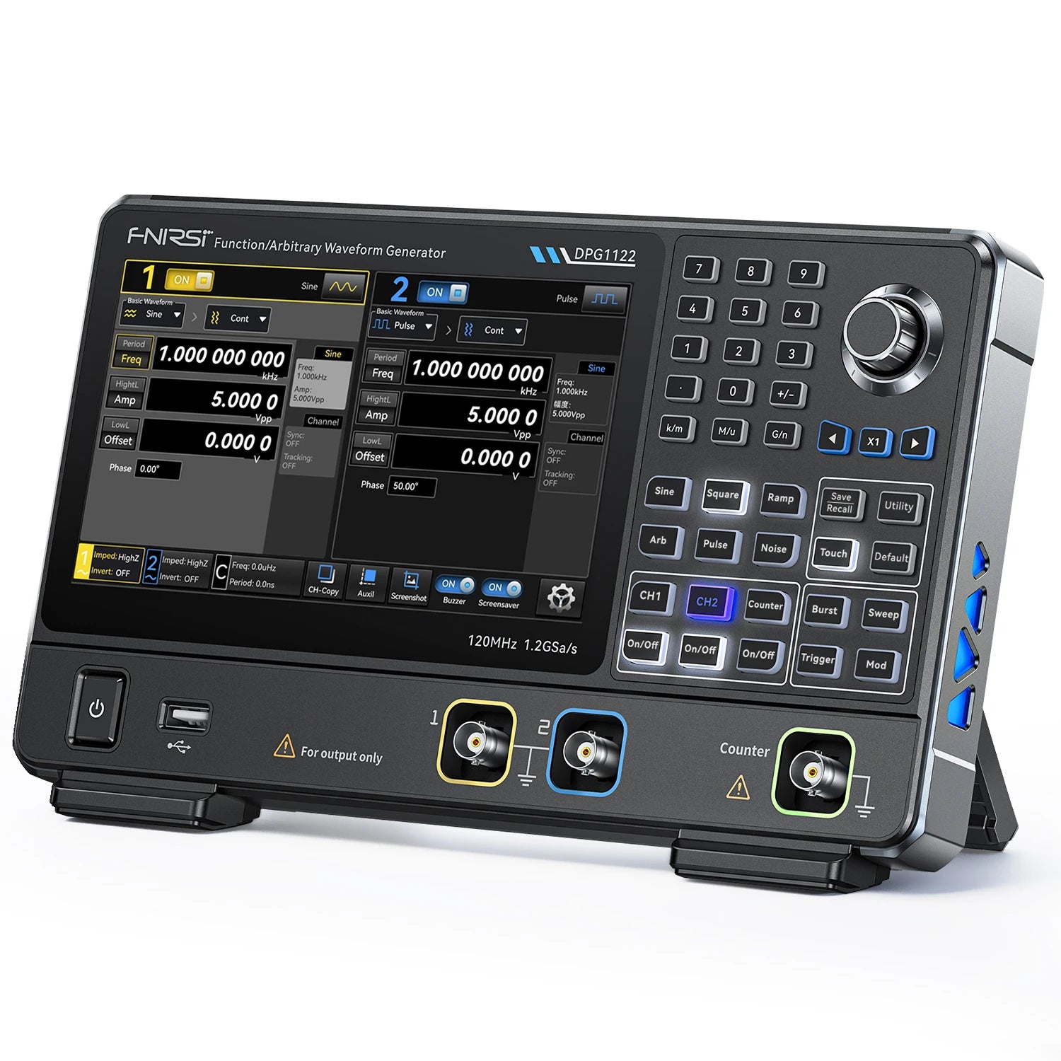 FNIRSI DPG-1122 — Generador de funciones