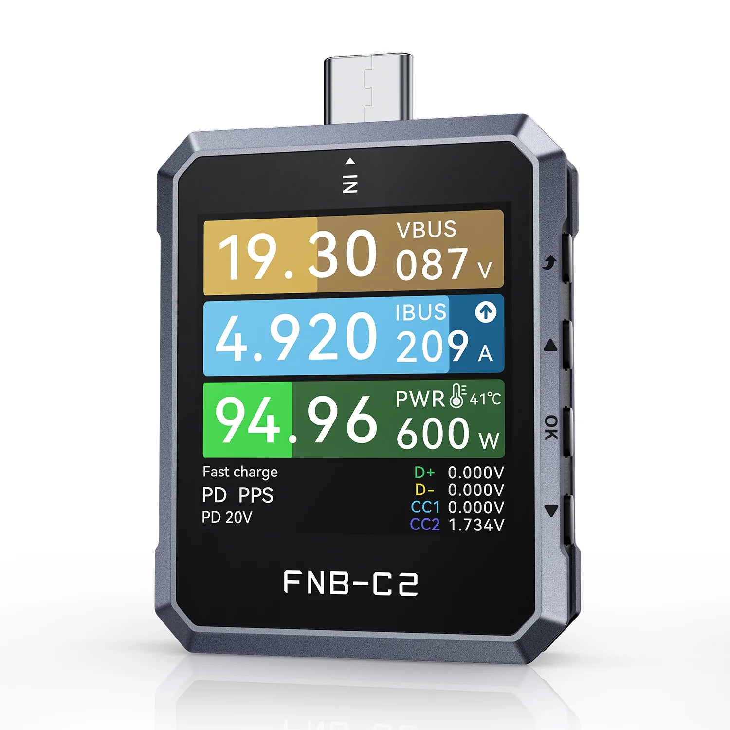FNIRSI FNB-C2 — Tester USB